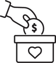 Novelli fundraising merchandise icon