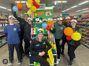 Novelli produced branded merchandise for Four Square's birthday celebration